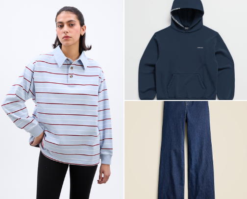 Clothing cover photo collage