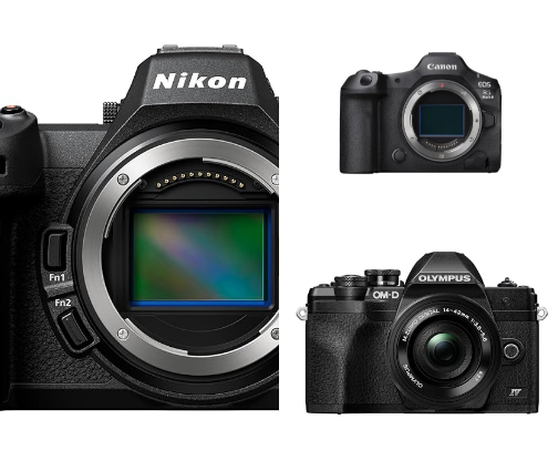 Best Mirroless Cameras in 2025 cover photo collage