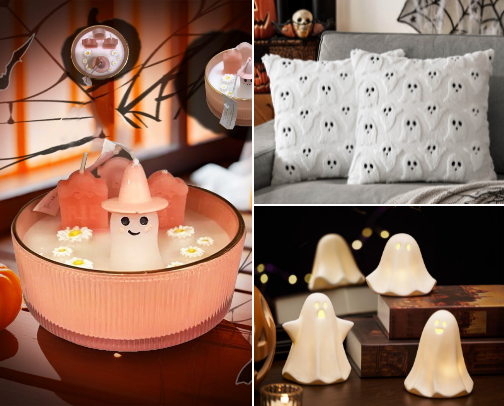 Help me decorate my house for halloween🎃 cover photo collage