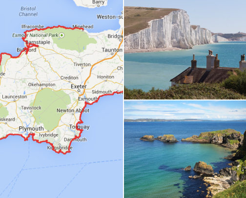 The Best Coastal Walks in the UK I've Actually Hiked cover photo collage