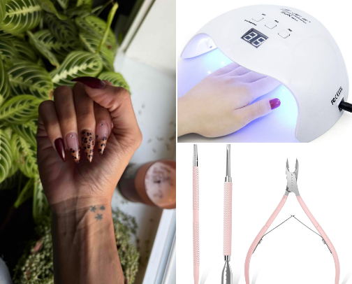 DIY gel manicure at home cover photo collage