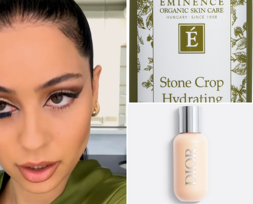 Alexa Demie’s ICONIC vogue makeup totorial cover photo collage