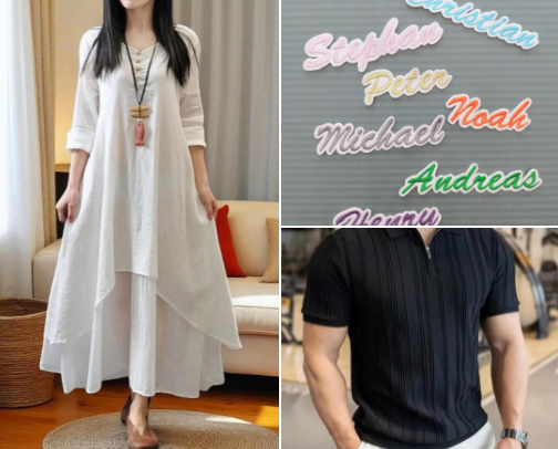 casual clothes cover photo collage