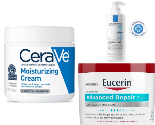 Barrier-supporting Moisturizers for Dry Skin cover photo collage