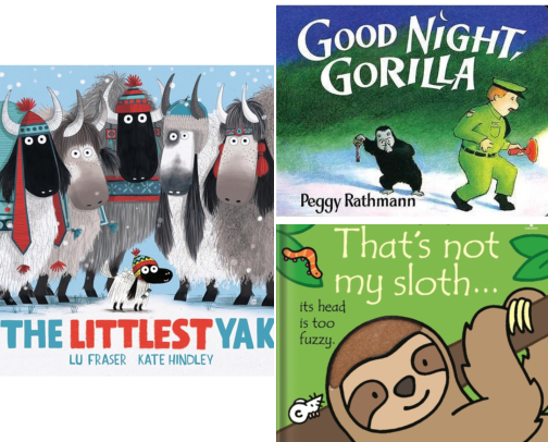 My 4 year old’s favorite books cover photo collage