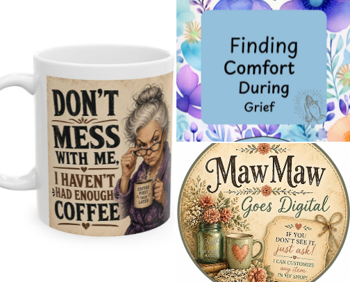 📱 MawMaw’s Etsy Creations cover photo collage