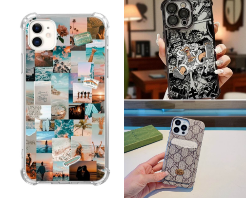 💖 Must-Have Tech Bundle: Cute Phone Cases + Wireless Earbuds + Chargers for Everyday Fun! cover photo collage