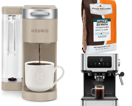 Coffee maker cover photo collage
