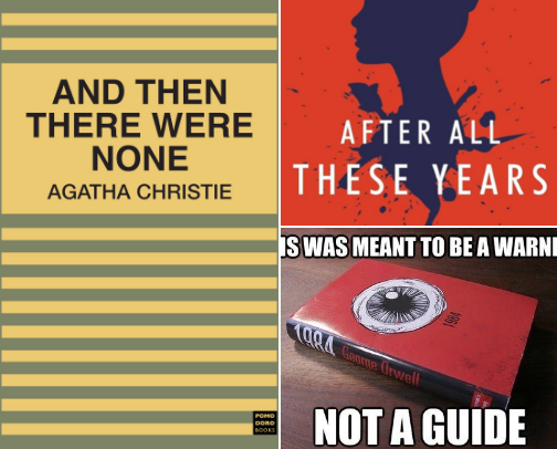 book recommendation/review cover photo collage