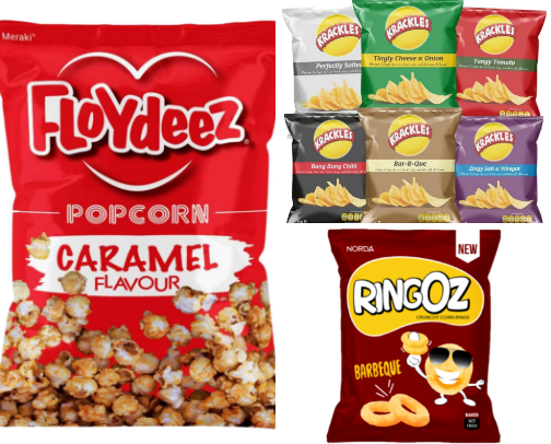 20 Popular Kenyan Packaged Snacks You Can Buy in Shops and Supermarkets cover photo collage