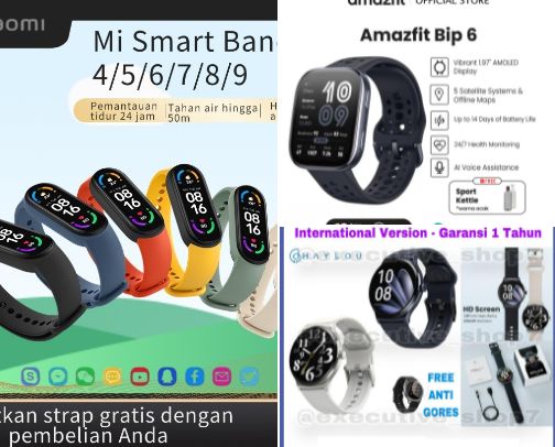 smartwatch low price cover photo collage