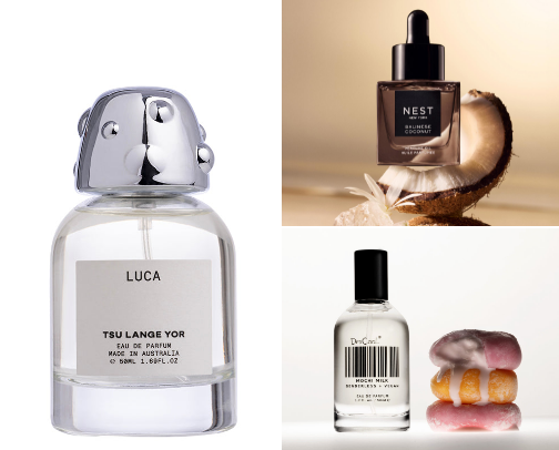 Scents to Layer for the Four Seasons cover photo collage