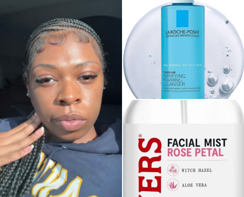 Skincare products for oily skin girls 🙌🏾 cover photo collage