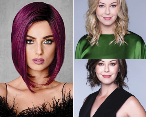 Monofiliment wigs cover photo collage