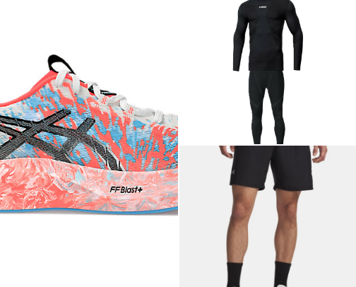 My "Workout Clothes List" cover photo collage