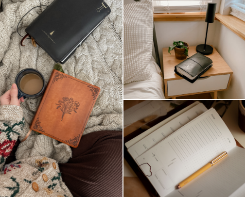 planner, Bible + journaling faves cover photo collage