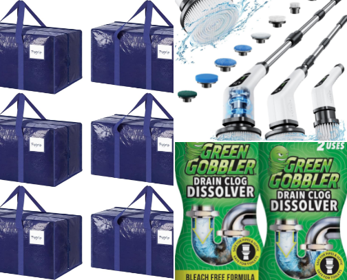 Moving/Cleaning Essentials cover photo collage