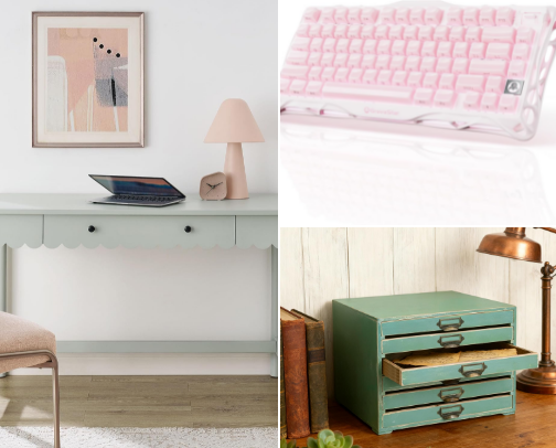 Home Office, But Make It Colorful 🎨 cover photo collage