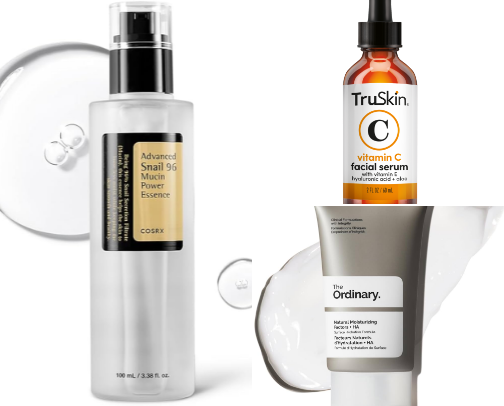 Skin care cover photo collage