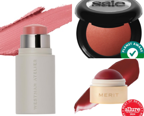 The Golden Hour Glow-Up: Best Blushes for Medium-Tan Babes cover photo collage