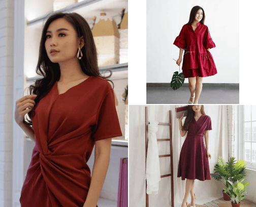 Dress casual untuk jalan dan menghadiri acara cover photo collage