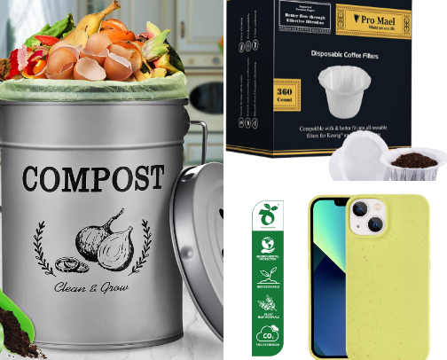 Home Products for Sustainable Living cover photo collage