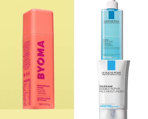 My everyday skin care products! cover photo collage