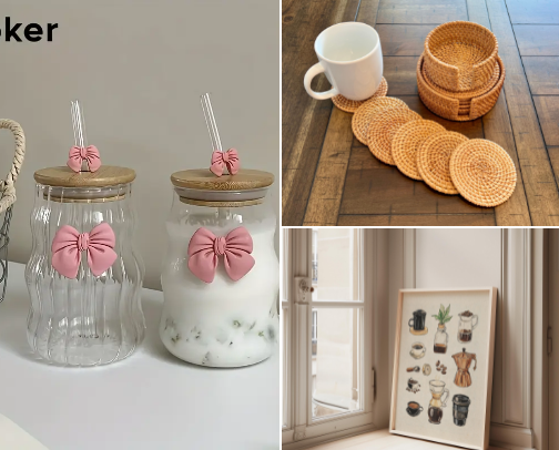 Café Girl Starter Pack cover photo collage