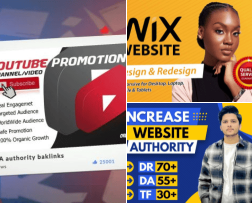 Services, Education, Business cover photo collage