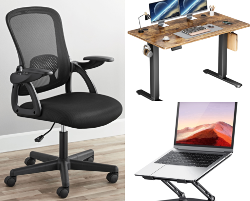 Work at home essentials cover photo collage
