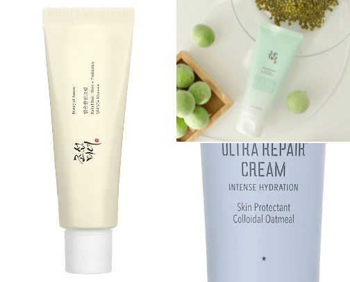 Skincare necessities cover photo collage