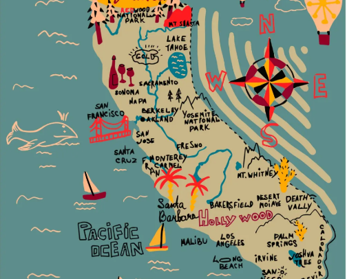 My Ultimate Go-To Places In California cover photo collage