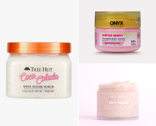 BEST Body scrubs cover photo collage