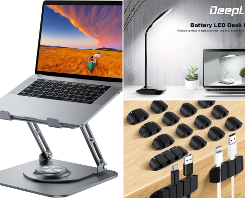 Budget Desk Setup Under $100 cover photo collage