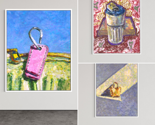 FIRST WARM TIDE SERIES: READY TO HANG WALL ART SET FOR ECLECTIC GALLERY WALLS cover photo collage