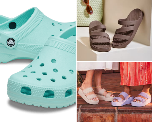 favorite croc shoes cover photo collage