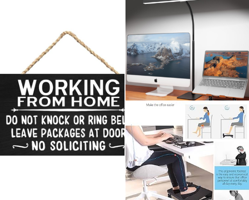Working From Home? Here are a few small things to cozy up your workspace cover photo collage