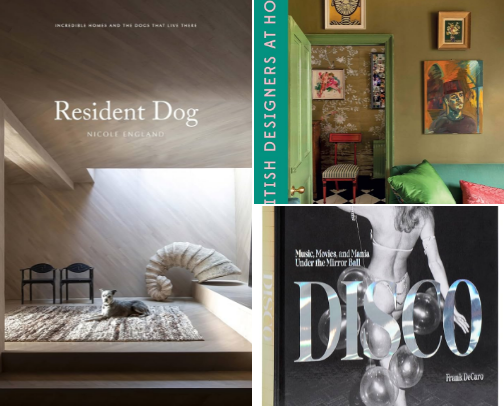 Stylish coffee table books cover photo collage