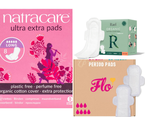 Period Products Low toxin cover photo collage
