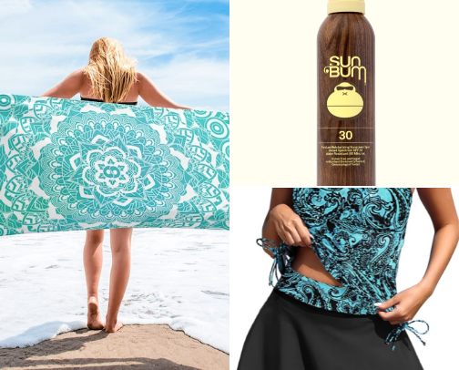 Things I Must Have at the Beach cover photo collage