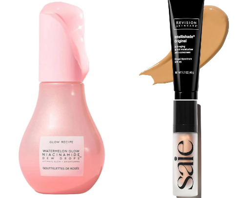 My Foundation-Free, Glowy Makeup Routine cover photo collage