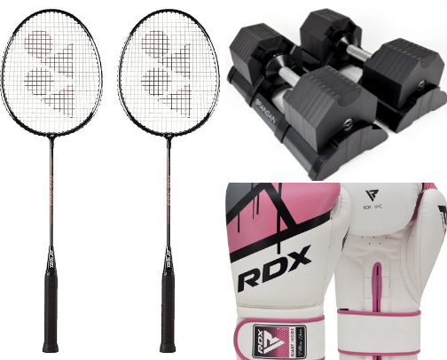 My gym and workout essentials cover photo collage