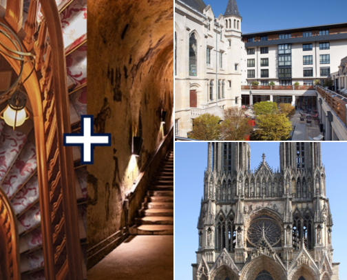 Hotel finds I’d keep in mind, Cathedral Walks, Champagne Stops & Cozy French Evenings Reims, France cover photo collage