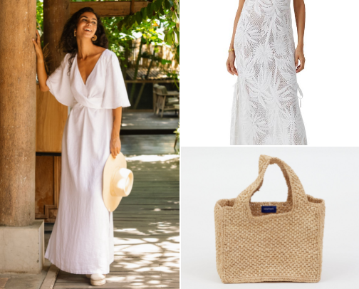 Beach Day Essentials: Outfits & Sun Protection cover photo collage