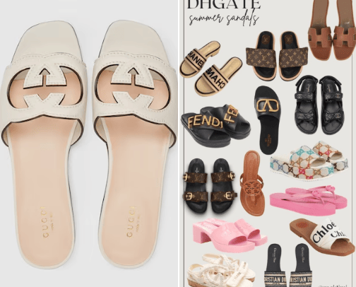 Sandals cover photo collage