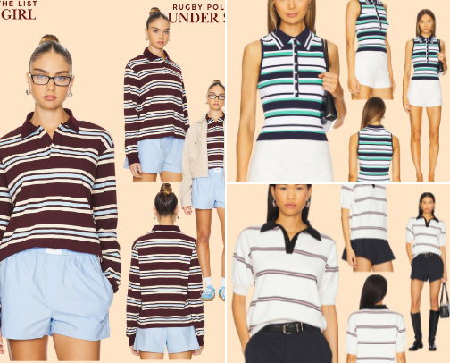 Affordable Rugby Polo Inspired Tops Under $70 – Preppy Style on a Budget cover photo collage