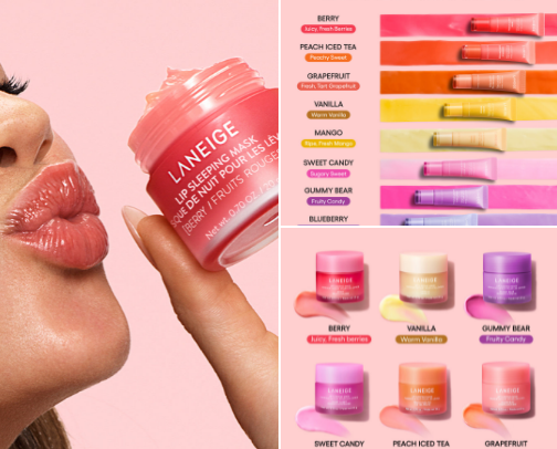My favorite lip products cover photo collage