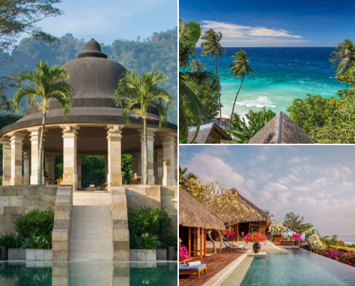Bucket List Hotels Around The World 🌺🍃 cover photo collage