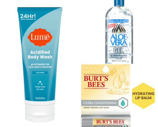Walmart run- hygiene and skin restock cover photo collage