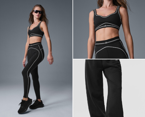 athleisure clothing favorites cover photo collage